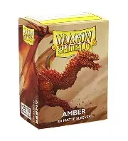 Dragon Shield Sleeves: Matte Amber (Box Of 100)